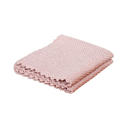 

Dtydtpe Wash Cloths Kitchen Tool Tableware Dish Towel Nonstick Oil Fast Dish Cloths Cleaning Cloth Wiping Rag Dish Rags Super Absorbent Coral Dish Towel