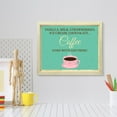 thumbnail image 3 of Signs ByLITA Vanilla, Milk, Strawberries, Ice Cream, Chocolate... Coffee Goes with Anything, UNFRAMED Print, 8 x 10 Inspirational Wall Art, 3 of 4
