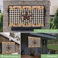thumbnail image 2 of Outdoor TV Cover 48 to 50 Inches, Retro Texas Star Sunflower Black White Buffalo Plaid Rustic Wood Grain Waterproof TV Cover with Remote Control Pocket, Flat Screen TV Cover Protector for Outside TV, 2 of 6