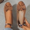 thumbnail image 4 of Willtoo Orthopedic Shoes for Women Ballet Flats with Bow, Low Wedge Heel Casual Walking Shoes Slip-On Comfortable Shoes, 4 of 5