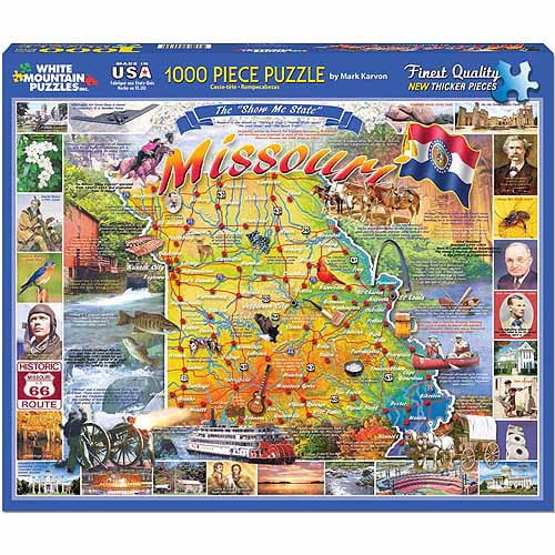 White Mountain Puzzles 1000Piece Jigsaw Puzzle, Missouri State