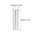 thumbnail image 2 of Uxcell Steel Pin 304 Stainless Steel Dowel Pin Cylindrical Shelf Support Pin 12mm x 45mm Silver, 2 of 5