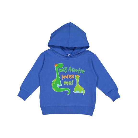 Inktastic My Auntie Loves Me Dinosaur Toddler Hoodie