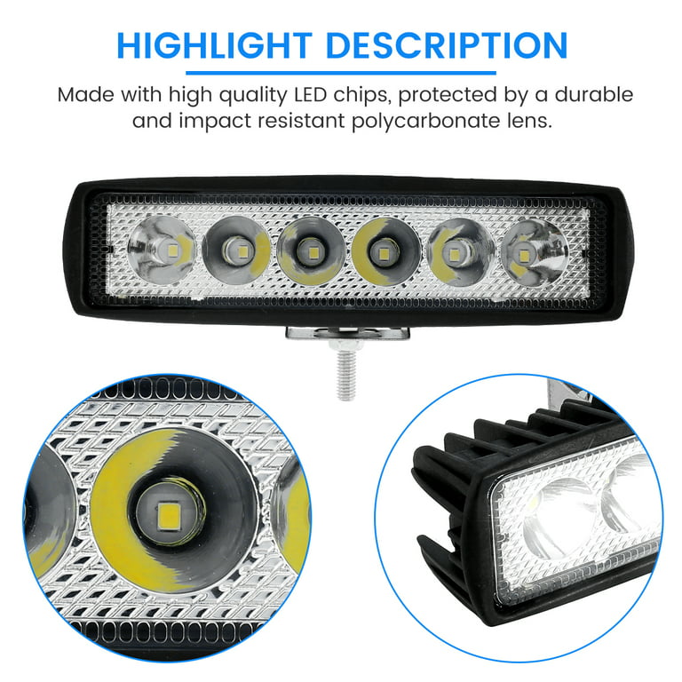 High Quality 12 Volt LED Waterproof Car Work LED Light Bars 36W 72W 120W  180W - China Car Lights, LED Work Light