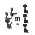 thumbnail image 4 of Guitar Tuners Keys Tuning Pegs 6-in line Right Hand Black Strat Headstock Machine Heads, 4 of 5
