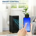thumbnail image 4 of HOMCOM 10000/7100BTU Smart Portable Air Conditioner for 237Sq.Ft, Black, 4 of 9