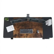 MXTARK Height Adjustable Electric Standing Desk(Roller) with Memory Settings, it Stand Desk with Splice Board, Black Finish,55