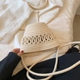 thumbnail image 3 of Sacs de Plage pour Femmes Mode Tissé Sac Fourre-Tout pour Dames Simple Portable Sac Fourre-Tout Décontracté, 3 of 9