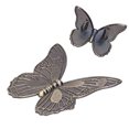 thumbnail image 3 of Manija con forma de mariposa, tirador de perilla de gabinete de un solo orificio, doble orificio, para puerta de cajón, hogar, 3 of 5