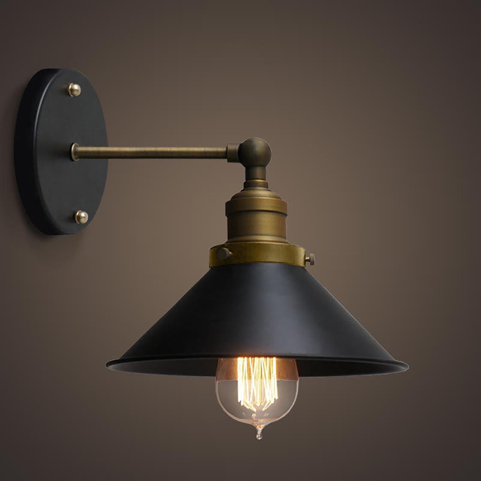 Retro Industrial Lamp Indoor/Outdoor Barn Vintage Wall Mount Light Fixture