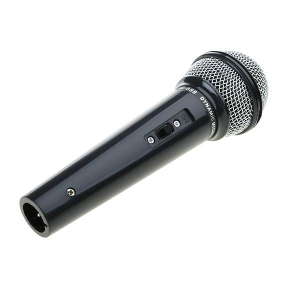 Ciwanning Portable Props Microphone Highly Simulated Fake Microphone for Stage Performances Photography Props