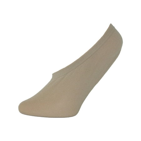 - Size one size Women's No Show Sock Liner, Beige