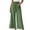 Green, variant on Buigttklop Pants for Women 2024 Women'S Line Pants Wide Leg Pants 2024 Beach Comfy Elastic Waisted Solid Palazzo Casual Pants with Pockets