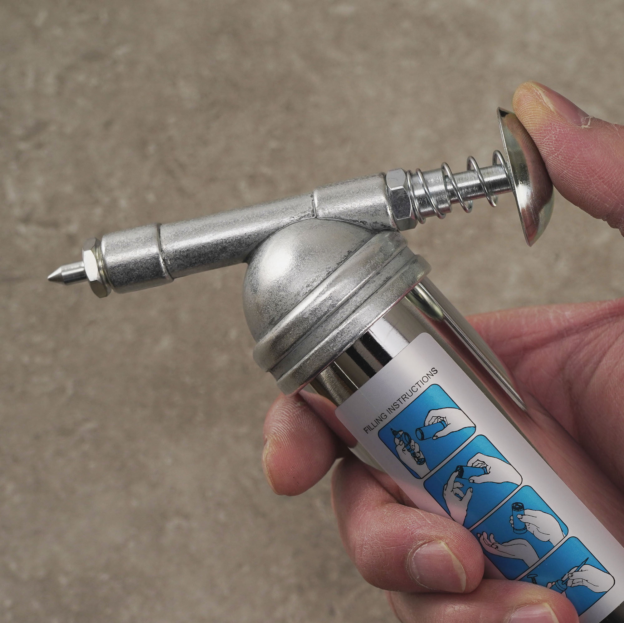Steel Plastic Grease Gun Mini Nozzle Bicycle Accessories Upkeep Chain Injector