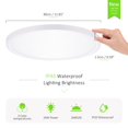 thumbnail image 2 of Luz de techo LED LUMLLSAJI de 24 W, 30 cm, 3 temperaturas de color, 2 of 9