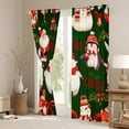 thumbnail image 3 of Manfei Kawaii Christmas Snowman Blackout Curtains Set of 2 (52x84 Each),Wild Bear Deer Window Curtains,Red Berry Bow Tie Curtains and Drapes For Princess,Luxury Bedroom Decor, 3 of 6