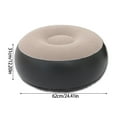 thumbnail image 3 of Comfortable Flocks Inflatable Footrest Stool With Nonslip Base Lounges Recliner for Outdoor Use, 3 of 8