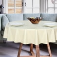 thumbnail image 2 of Clear Plastic Round Tablecloth Vinyl PVC Table Cloth Protector Oil Spill Proof Wipe Clean Table Cover for Dining Tables Parties Camping Crystal Clear, 2 of 7