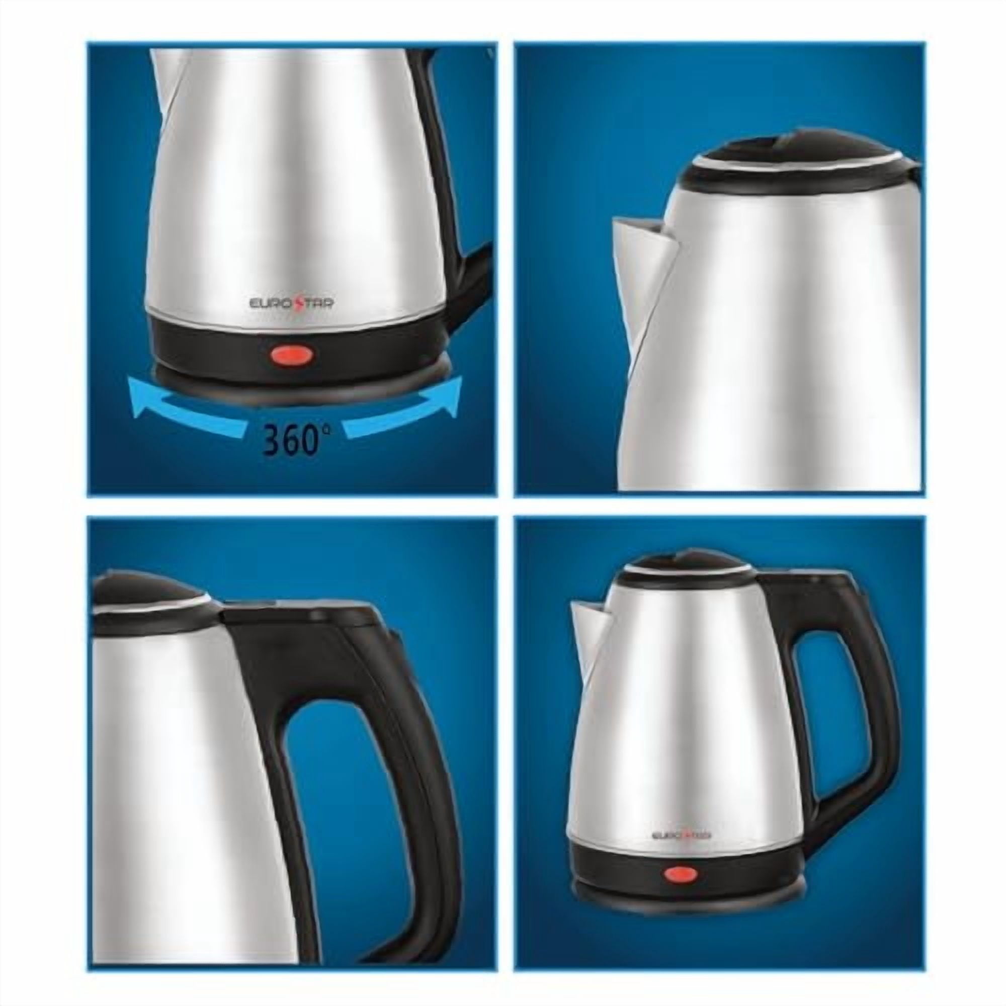 Eurostar 1.2L Stainless Steel Electric Kettle