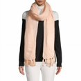 thumbnail image 4 of Cejon Ruched Fringe Knit Scarf, 4 of 4