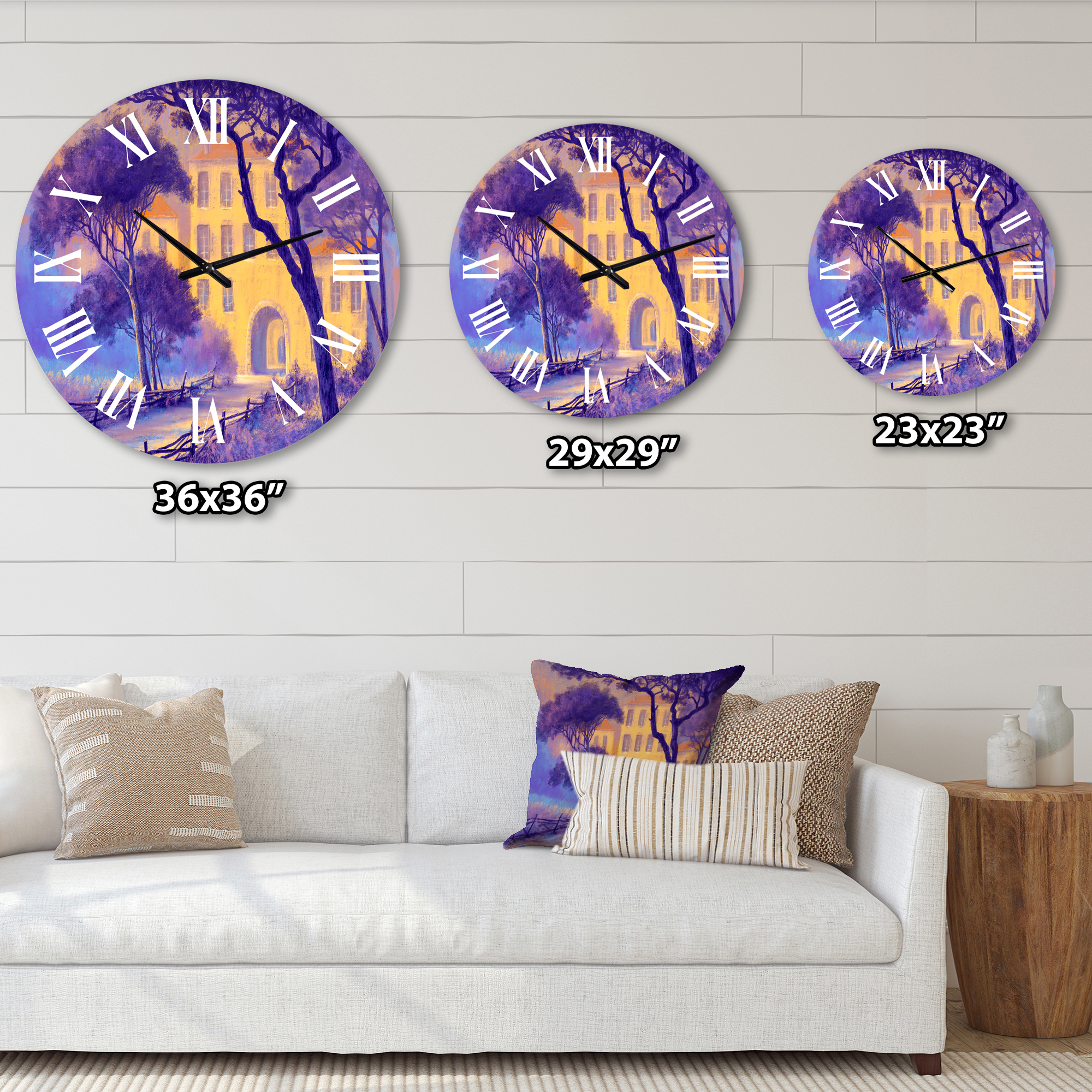 Designart 1 in Traditional Wall Clock