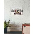 thumbnail image 3 of Epic Graffiti 'Snowy Presents' by Lori Deiter, Canvas Wall Art, 26"x18", 3 of 3