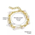 thumbnail image 5 of K-KED Popular Bracelet Women's Bohemian Minority Design Sense Baroque Pearl Bracelet-S2003-24, 5 of 9