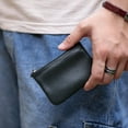 thumbnail image 4 of ZenCart Faux Leather Coin Purse Money Bag with Zipper Closure Cash Bag Pocket Wallet for Bills Coins Keys Cards Men And Women, 4 of 7