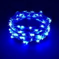thumbnail image 2 of RTGS 60 LEDs String Lights Battery Operated on 20 Feet Long Silver Color Wire, Indoor and Outdoor with Waterproof Battery Box and Timer (Blue), 2 of 7