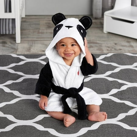 

Baby Boys Girls Kids Bathrobe Cartoon Animals Hooded Towel Pajamas Clothes CHMORA