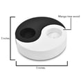 thumbnail image 5 of Yin Yang Tealight 2 pieces Mango Tree Wood Candle Holder, 5 of 5
