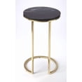 thumbnail image 2 of Butler Specialty Martel Marble And Metal Side Table In Brown, 2 of 4