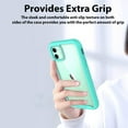 thumbnail image 4 of CellEver Clear Full Body Case for iPhone 11, Heavy Duty Protection with Anti-Slip TPU Bumper and [2 Tempered 9H Glass Screen Protectors] Shockproof Transparent Phone Cover 6.1 Inch (Mint), 4 of 6