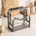 thumbnail image 6 of Multi-function Kitchen Utensil Board Holder,Easy Clean Countertop Kitchen Organizer Knives Chopping Board Lid Combined Storage Stand, 6 of 7