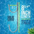 U.S. Pool Supply Set of 2 Aluminum Pool Hangers for Telescopic Poles
