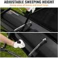 thumbnail image 5 of Roromall Tow Behind Lawn Sweeper, Pull Behind Lawn Sweeper, with Large Capacity Leaf Collector, Adjustable Sweeping Height for Garden, Yard, Lawn, Farm, 5 of 7