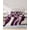 Purple, variant on 3 Piece Twin Sheet Set Modern Sea Waves Sheets Set for Twin Size Bed, Breathable Soft Microfiber Bed Sheets Cooling Grey White Texture Abstract Texture Fitted Sheet Deep Pocket, Pillowcases