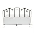 thumbnail image 2 of Hillsdale Furniture Riverbrooke Bronze Metal Arch Scallop Full/Queen Headboard with Bed Frame, 2 of 11