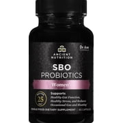 Women's SBO Probiotics, 25 Billion CFU, 60 Capsules, Dr. Axe / Ancient Nutrition