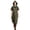 Army Green, variant on Hooded Capelet Robe for Women/Men, Medieval Hunter Style Halloween Costume — Short Sleeve Mid-Calf Cloak for Stage & Cosplay Army Green L
