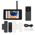 thumbnail image 2 of De Videoportero 1080P, ángulo De Visión De 170, Rango De Transmisión Más Largo De 2,4 G, De Portero Automático Con Vídeo Inalámbrico Con Pantalla IPS De, 2 of 7