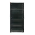 thumbnail image 5 of Better Home Products Harmony Wood Two Door Armoire Wardrobe Cabinet in Tobacco, 5 of 5