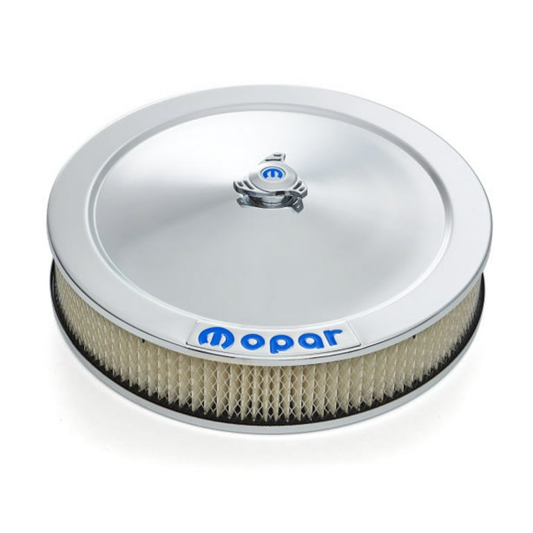 Proform Air Cleaner 14in Blue Mopar Emblem Chrome Proform Air Cleaner 14in Blue Mopar Emblem Chrome