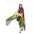 thumbnail image 3 of Fortune Cape de Fée pour Femmes avec Ailes de Papillon, Bourrelet Coloré, Costume de Cosplay d'Halloween, 3 of 5