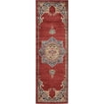 thumbnail image 2 of Rugs.com Eden Collection Rug – 6 Ft Runner Burgundy Medium Rug Perfect For Hallways, Entryways, 2 of 9
