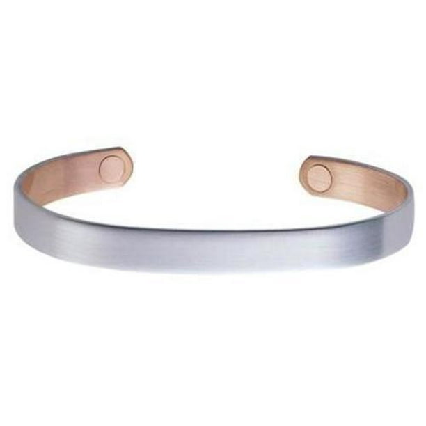 Sabona Sabona Brushed silverplated Original Copper Bracelet