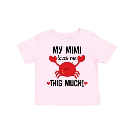 

Inktastic Mimi Loves Me Grandson Gift Toddler Boy or Toddler Girl T-Shirt