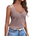 thumbnail image 1 of adviicd Womens Summer Tank Tops Women's Tank Tops Ribbed Seamless Workout Exercise Shirts Yoga Sleeveless Tops Pink,M, 1 of 5