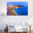 thumbnail image 4 of TISHIRON 3PCS Framed Canvas Wall Art Set,42"x28" Hawaii Landscape Canvas Art Decor, 4 of 7