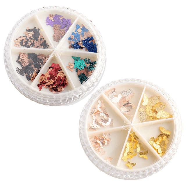 Mariposa Nail Art Jewelry, Butterfly Nail Art Studs Nail Art Supplies Decoración de uñas Nail Art Piedras preciosas Adepaton CPB-US-CJZ261-3